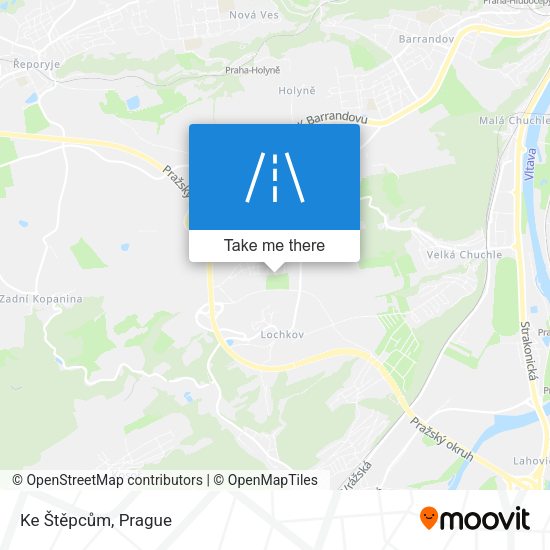 Ke Štěpcům map