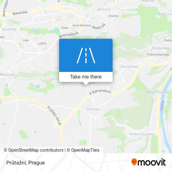 Průtažní map