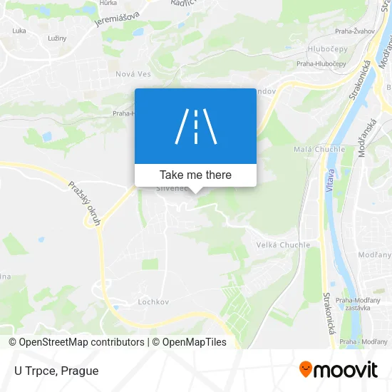 Карта U Trpce