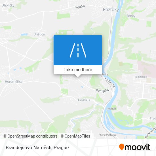 Brandejsovo Náměstí map