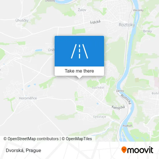 Карта Dvorská