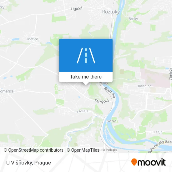 Карта U Višňovky
