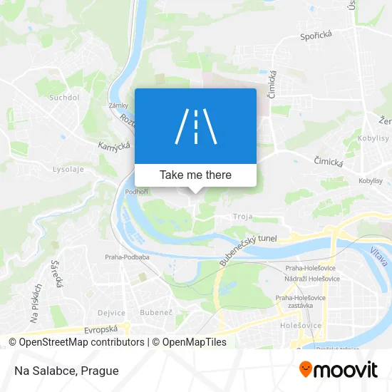 Карта Na Salabce