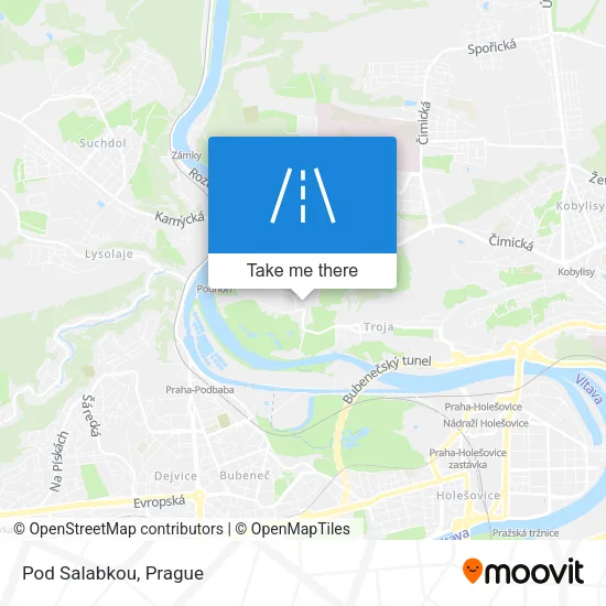 Карта Pod Salabkou