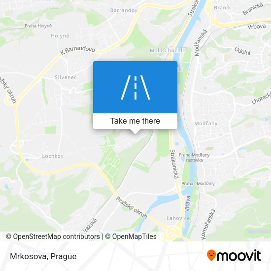 Карта Mrkosova