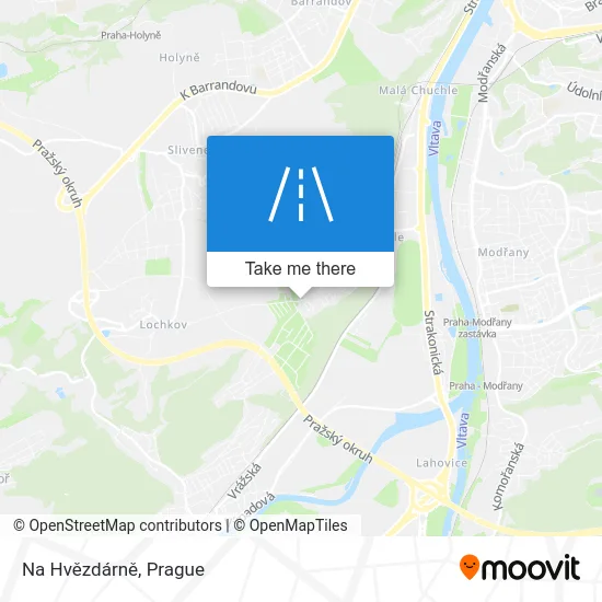 Карта Na Hvězdárně