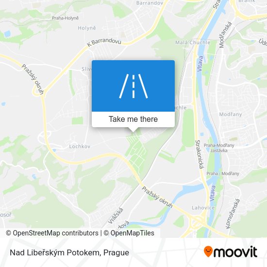 Nad Libeřským Potokem map