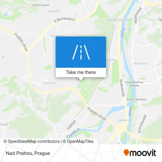 Карта Nad Prahou
