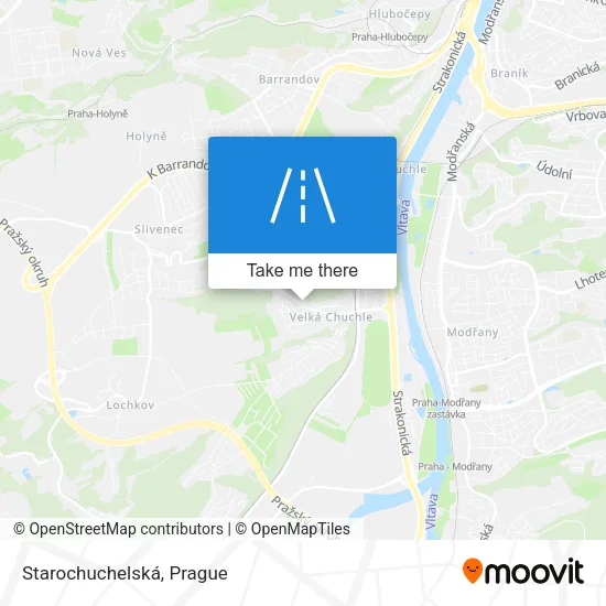 Карта Starochuchelská