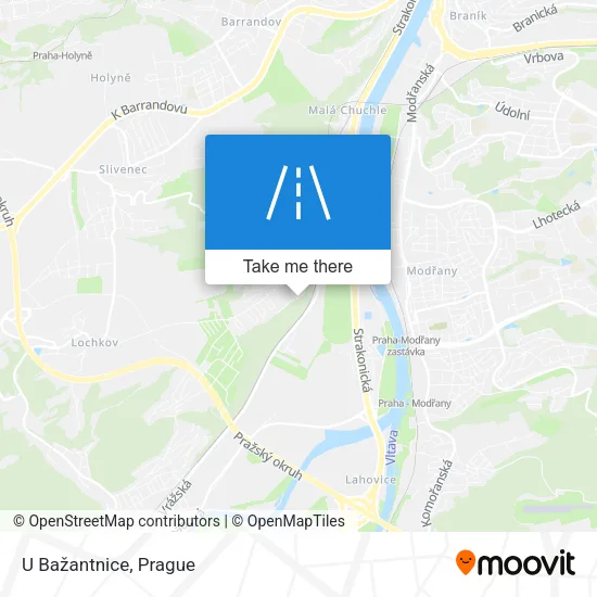 Карта U Bažantnice