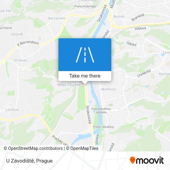 U Závodiště map