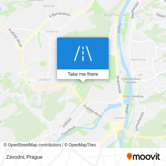 Карта Závodní