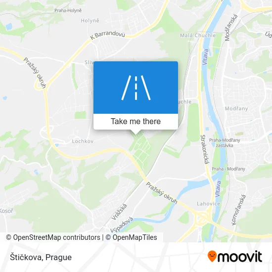 Карта Štičkova