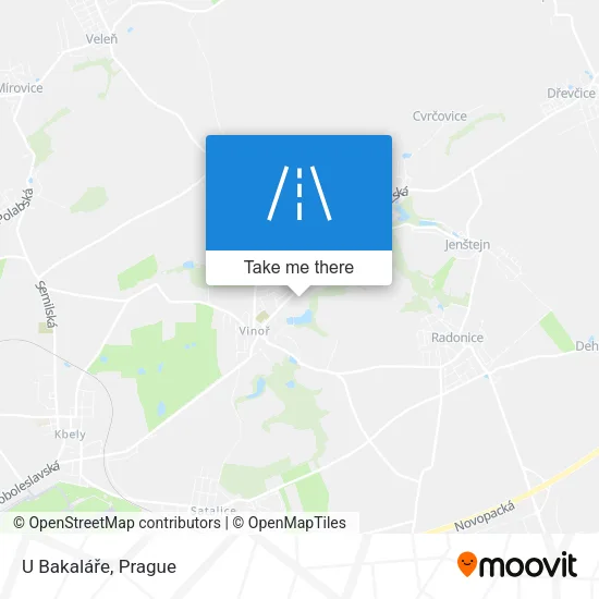 Карта U Bakaláře