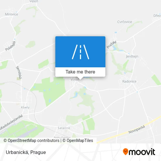 Карта Urbanická