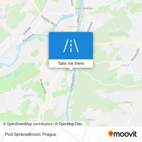 Pod Spravedlností map
