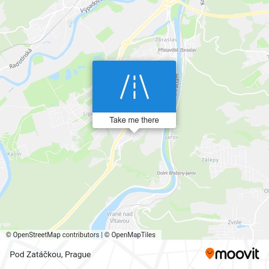 Pod Zatáčkou map