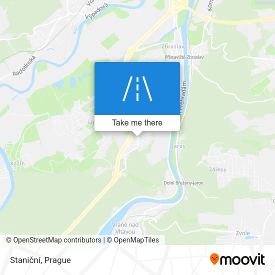 Карта Staniční