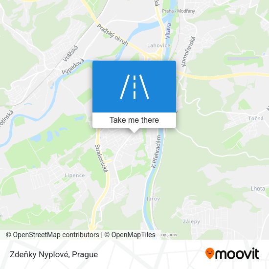 Zdeňky Nyplové map