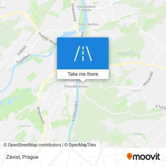 Карта Závist