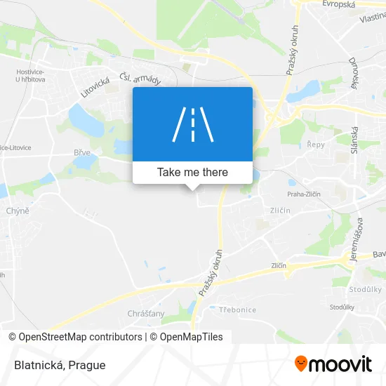 Карта Blatnická