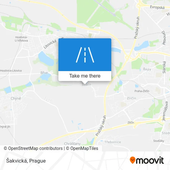 Карта Šakvická