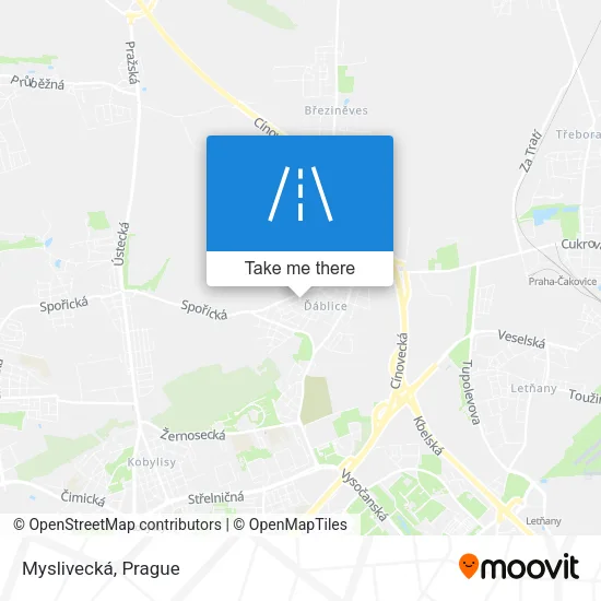 Карта Myslivecká