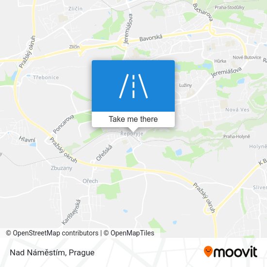 Nad Náměstím map