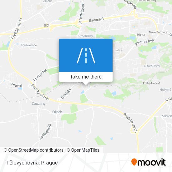 Tělovýchovná map