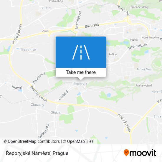 Řeporyjské Náměstí map