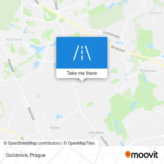 Карта Gočárova