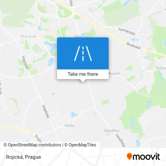 Карта Rojická