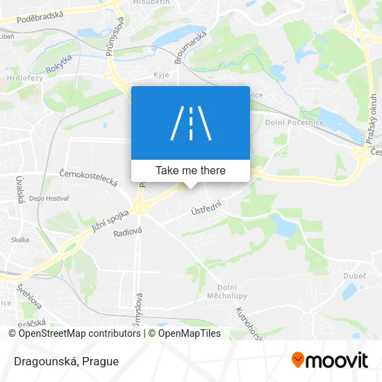 Карта Dragounská