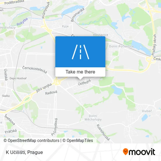 Карта K Učilišti