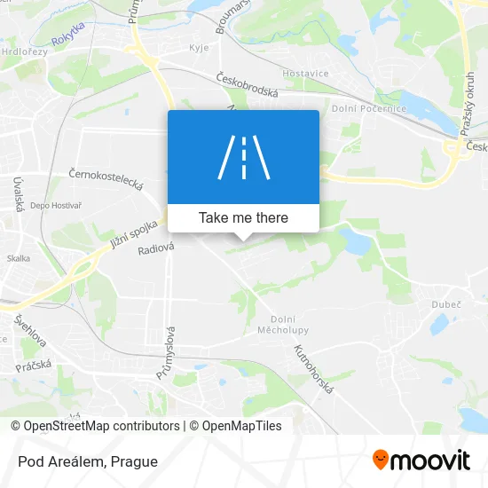 Карта Pod Areálem