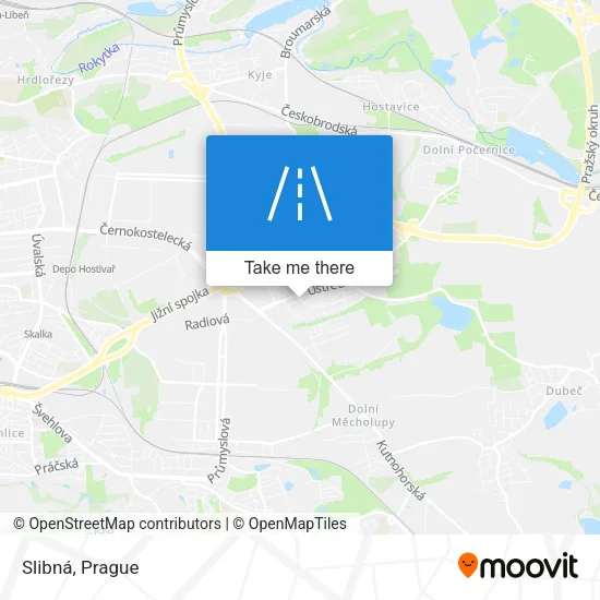 Карта Slibná
