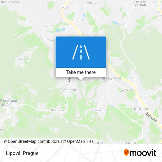 Карта Lipová