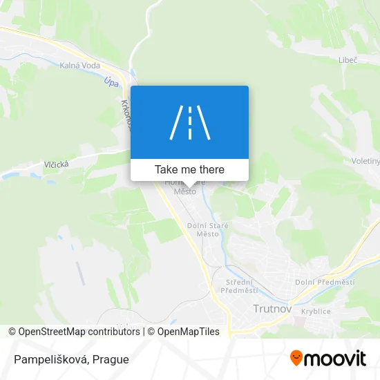 Карта Pampelišková