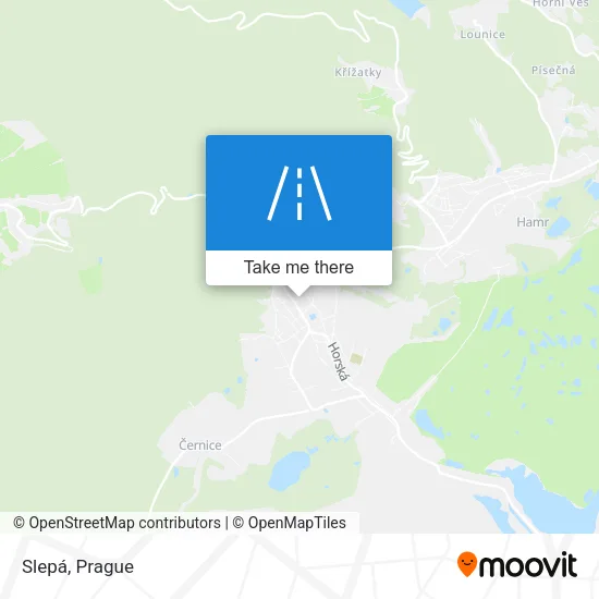 Карта Slepá