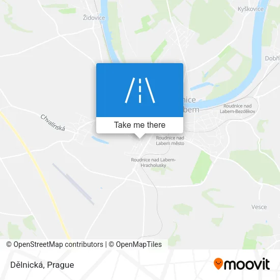 Карта Dělnická
