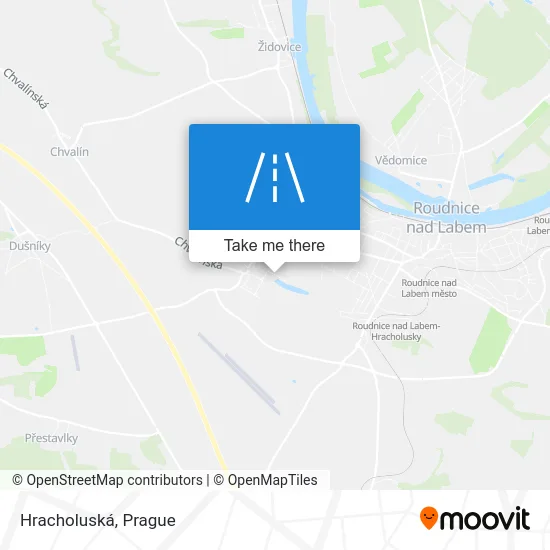 Карта Hracholuská