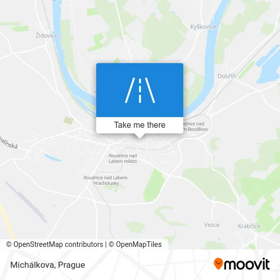 Карта Michálkova