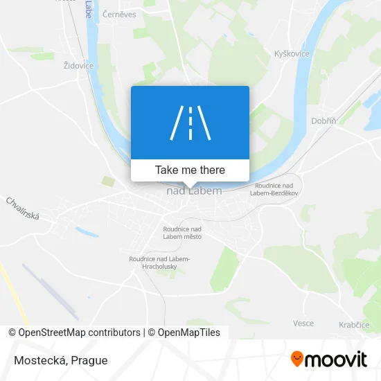 Карта Mostecká