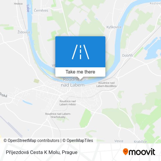 Příjezdová Cesta K Molu map
