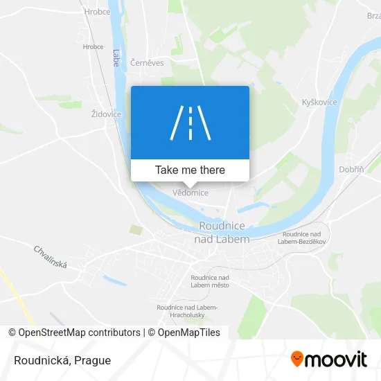 Карта Roudnická