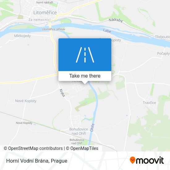 Horní Vodní Brána map