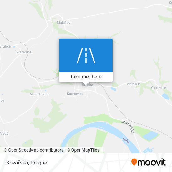 Kovářská map