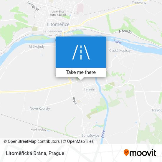 Litoměřická Brána map