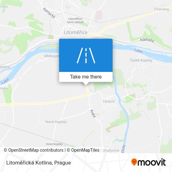 Litoměřická Kotlina map