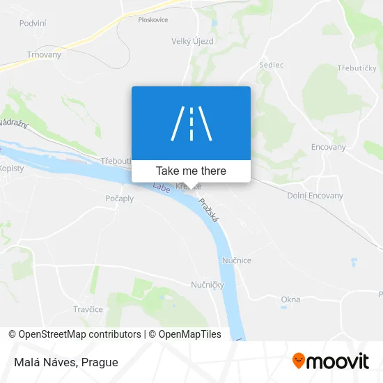 Карта Malá Náves